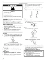 Preview for 10 page of Whirlpool WED5500S Installation Instructions Manual