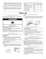 Предварительный просмотр 5 страницы Whirlpool WED5600VQ User Instructions