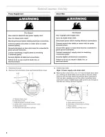 Предварительный просмотр 8 страницы Whirlpool WED6600VU - 29-in Electric Dryer Use And Care Manual