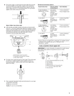 Предварительный просмотр 9 страницы Whirlpool WED6600VU - 29-in Electric Dryer Use And Care Manual