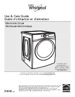 Предварительный просмотр 1 страницы Whirlpool WED72HEDW0 Use & Care Manual