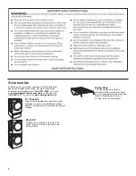 Preview for 4 page of Whirlpool WED75HEFW Use & Care Manual