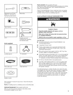 Preview for 3 page of Whirlpool WED7990XG0 Installation Instructions Manual