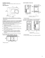 Предварительный просмотр 5 страницы Whirlpool WED8300SE - 27in Electric Dryer Use & Care Manual