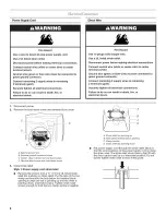 Предварительный просмотр 8 страницы Whirlpool WED8300SE - 27in Electric Dryer Use & Care Manual