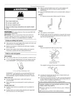 Предварительный просмотр 13 страницы Whirlpool WED8300SE - 27in Electric Dryer Use & Care Manual