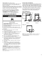 Preview for 5 page of Whirlpool WED8500DR Installation Instructions Manual