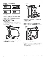 Preview for 22 page of Whirlpool WED8500DR Installation Instructions Manual