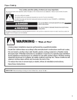 Preview for 3 page of Whirlpool WED8700EC Use & Care Manual