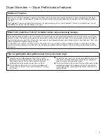 Preview for 7 page of Whirlpool WED8700EC Use & Care Manual