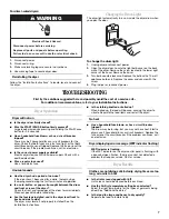 Предварительный просмотр 7 страницы Whirlpool  WED9051YW Use & Care Manual