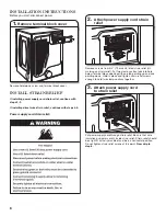 Preview for 6 page of Whirlpool WED9250WH Installation Instructions Manual