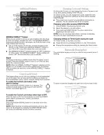 Предварительный просмотр 7 страницы Whirlpool WED9250WR - Duet Cranberry - Electric Dryer Use & Care Manual