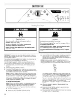 Preview for 18 page of Whirlpool WED9400ST Use And Care Manual