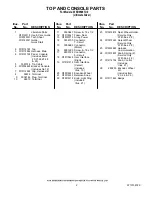 Preview for 2 page of Whirlpool WED9500TU0 Parts List