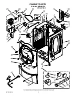 Preview for 3 page of Whirlpool WED9500TU0 Parts List