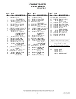 Preview for 4 page of Whirlpool WED9500TU0 Parts List