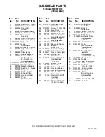 Preview for 6 page of Whirlpool WED9500TU0 Parts List