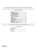 Whirlpool WED96HEAC Installation Instructions Manual предпросмотр