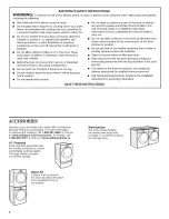 Предварительный просмотр 4 страницы Whirlpool WED96HEAC0 Use & Care Manual