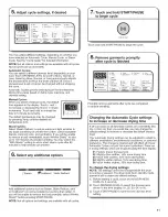 Предварительный просмотр 11 страницы Whirlpool WED96HEAC0 Use & Care Manual