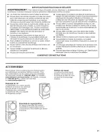 Предварительный просмотр 21 страницы Whirlpool WED96HEAC0 Use & Care Manual