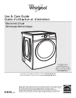 Предварительный просмотр 1 страницы Whirlpool WED97HEDW Use & Care Manual