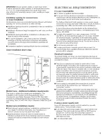 Предварительный просмотр 5 страницы Whirlpool WED97HEXL0 Installation Instructions Manual