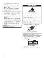 Preview for 16 page of Whirlpool WEG515S0FB0 Installation Instructions Manual