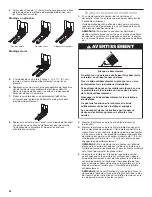 Preview for 28 page of Whirlpool WEG515S0FB0 Installation Instructions Manual