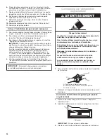 Preview for 36 page of Whirlpool WEG515S0FB0 Installation Instructions Manual