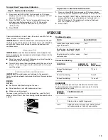 Preview for 15 page of Whirlpool WERP3101SB Use & Care Manual