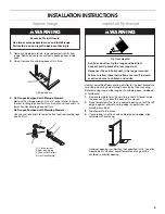 Preview for 5 page of Whirlpool WERP4120SS0 Installation Instructions Manual