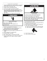 Preview for 7 page of Whirlpool WERP4120SS0 Installation Instructions Manual