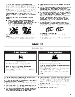 Preview for 5 page of Whirlpool WET3300SQ - 27" Stack Washer User Instructions