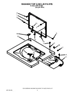 Preview for 9 page of Whirlpool WET3300SQ0 Parts List