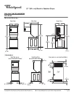 Whirlpool WET3300X Series Product Dimensions preview