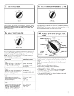 Preview for 11 page of Whirlpool WET3300XQ2 Use And Care Manual