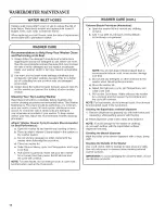 Preview for 14 page of Whirlpool WET3300XQ2 Use And Care Manual