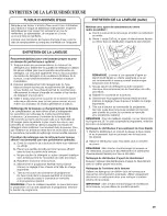 Preview for 39 page of Whirlpool WET3300XQ2 Use And Care Manual