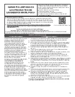 Preview for 79 page of Whirlpool WET4024EW0 Use And Care Manual