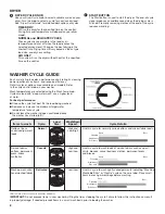 Preview for 8 page of Whirlpool WET4027HW Use And Care Manual