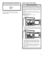 Preview for 15 page of Whirlpool WET4027HW Use And Care Manual