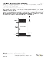 Preview for 15 page of Whirlpool WET4124HW Detailed Planning Dimensions