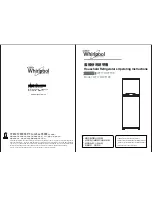 Whirlpool WF179 Operating Instructions Manual preview