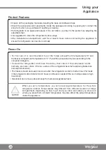 Preview for 28 page of Whirlpool WF2B281 Health & Safety, Use & Care, Installation Manual And Online Warranty Registration Information