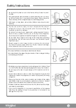 Предварительный просмотр 31 страницы Whirlpool WF2T201 Operating Instructions Manual