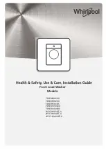 Предварительный просмотр 1 страницы Whirlpool WFC105604RT Series Health & Safety, Use & Care, Installation Manual