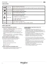 Предварительный просмотр 12 страницы Whirlpool WFC105604RT Series Health & Safety, Use & Care, Installation Manual