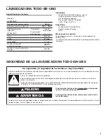 Preview for 3 page of Whirlpool WFC8090GX Use And Care Manual And Installation Instructions